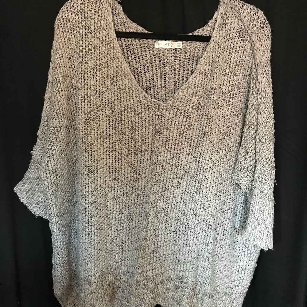 LF Grey Knit Sweater